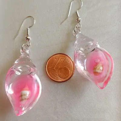 Boucles d'oreilles coquillage 